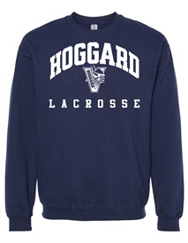 Hoggard Lacrosse Navy Crew Neck Sweatshirt - Orders due Monday, November 20, 2023